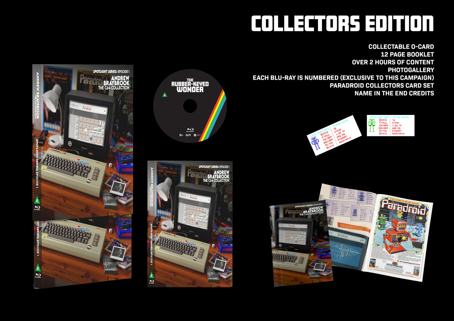 THE C64 GAMES OF ANDREW BRAYBROOK: PARADROID, URIDIUM & OTHER CLASSICS SPECIAL EDITION