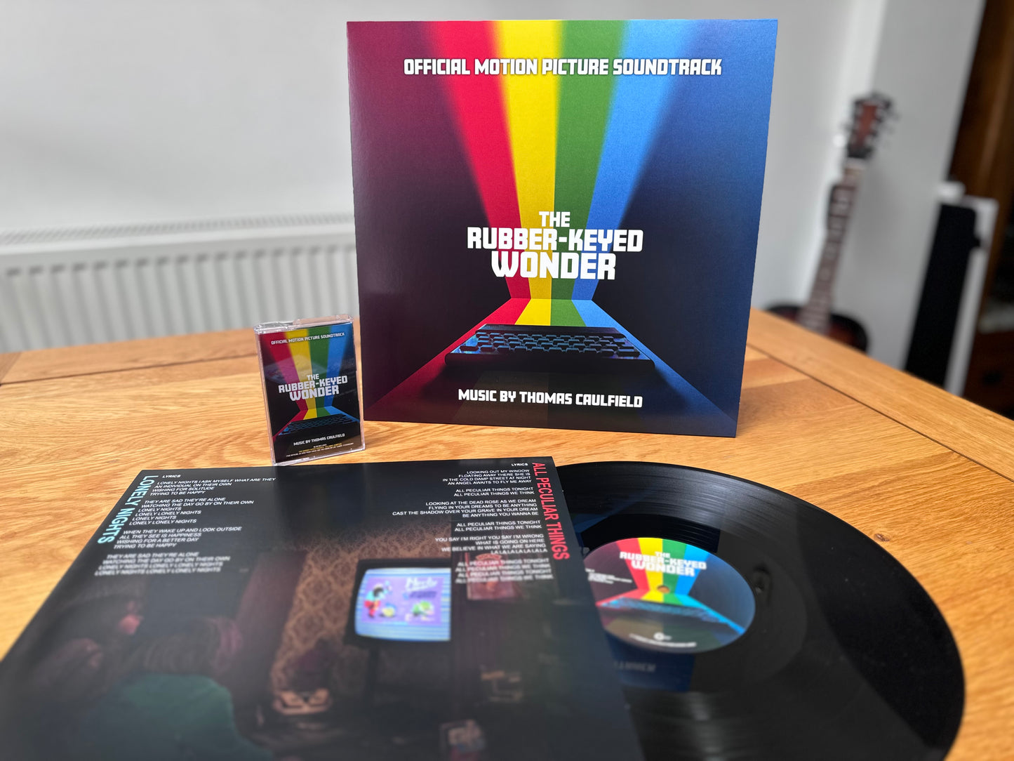 THE RUBBER-KEYED WONDER OFFICIAL MOVIE SOUNDTRACK COLLECTION VINYL & CASSETTE + ZX SPECTRUM GAME