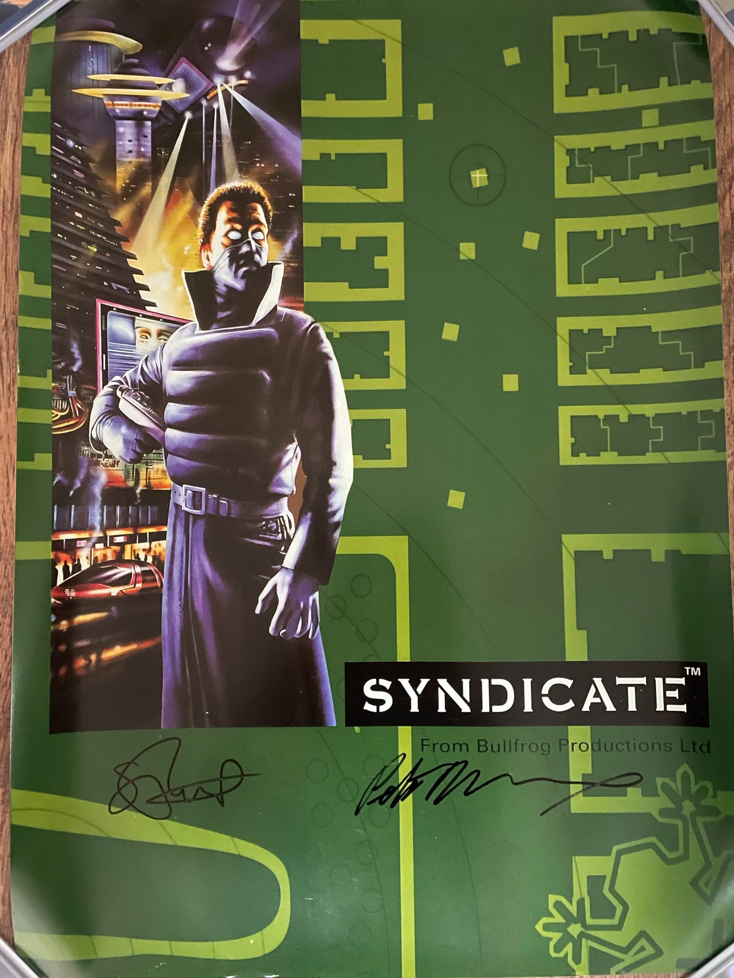 Syndicate 'Signed' A2 Poster by Peter Molyneaux and Sean Cooper
