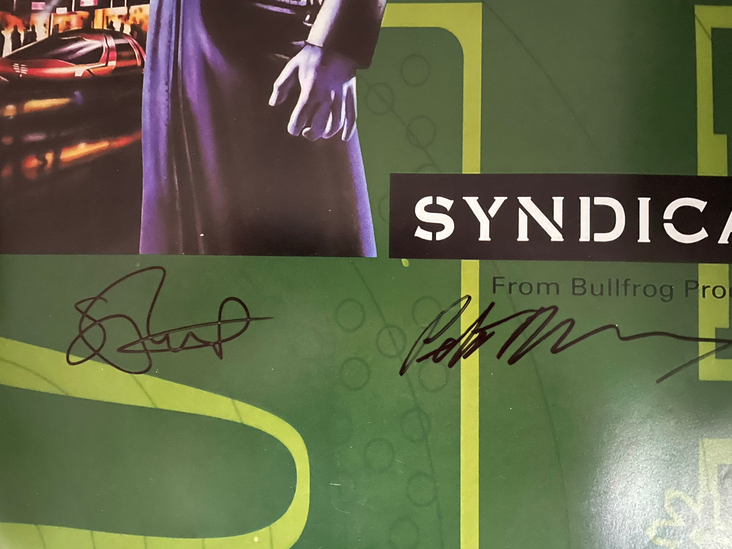 Syndicate 'Signed' A2 Poster by Peter Molyneaux and Sean Cooper