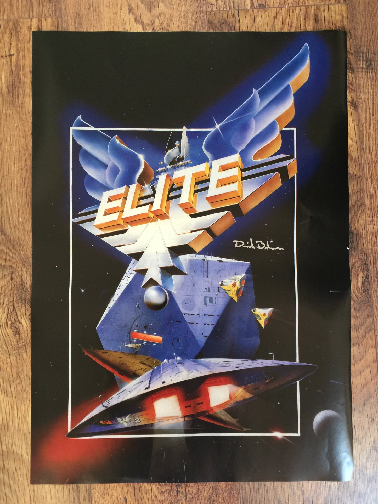 Elite 'Signed' A2 poster by David Braban