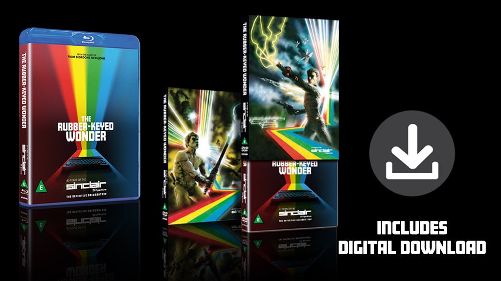 THE RUBBER KEYED WONDER – 40 YEARS OF THE ZX SPECTRUM (Blu-Ray) WITH COLLECTABLE SLIPCASE PRE-ORDER