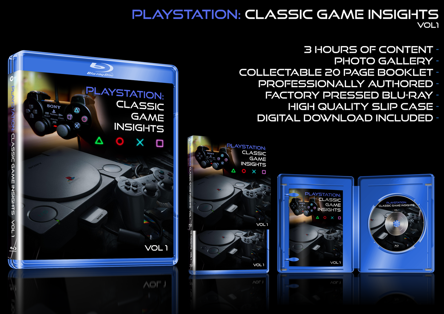 PLAYSTATION: CLASSIC GAME INSIGHTS VOL 1 BLU-RAY