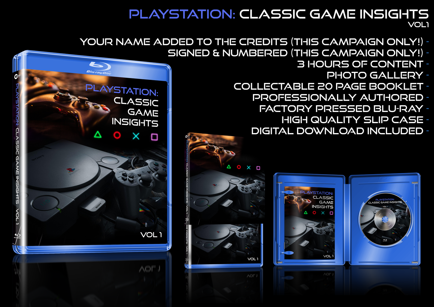 PLAYSTATION: CLASSIC GAME INSIGHTS VOL 1 BLU-RAY