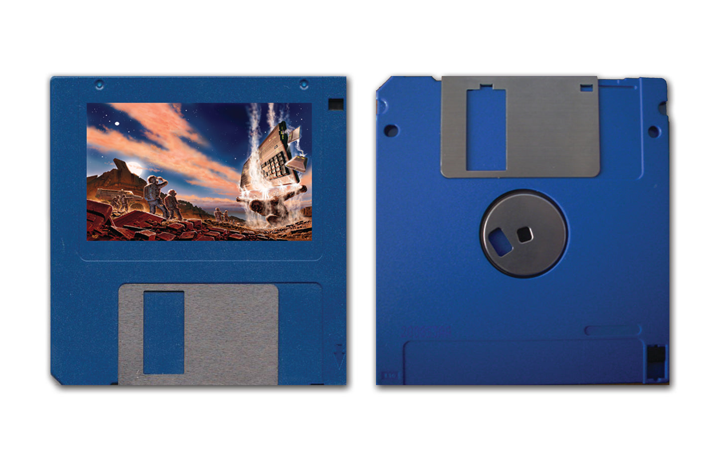 The Amiga Years double sided floppy disk collectable drinks coaster