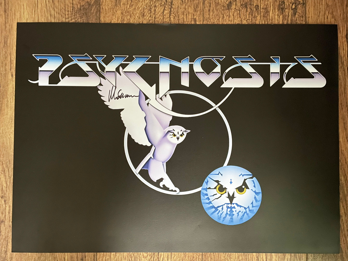 Psygnosis Logo 'Signed' A2 poster by Martin Edmondson